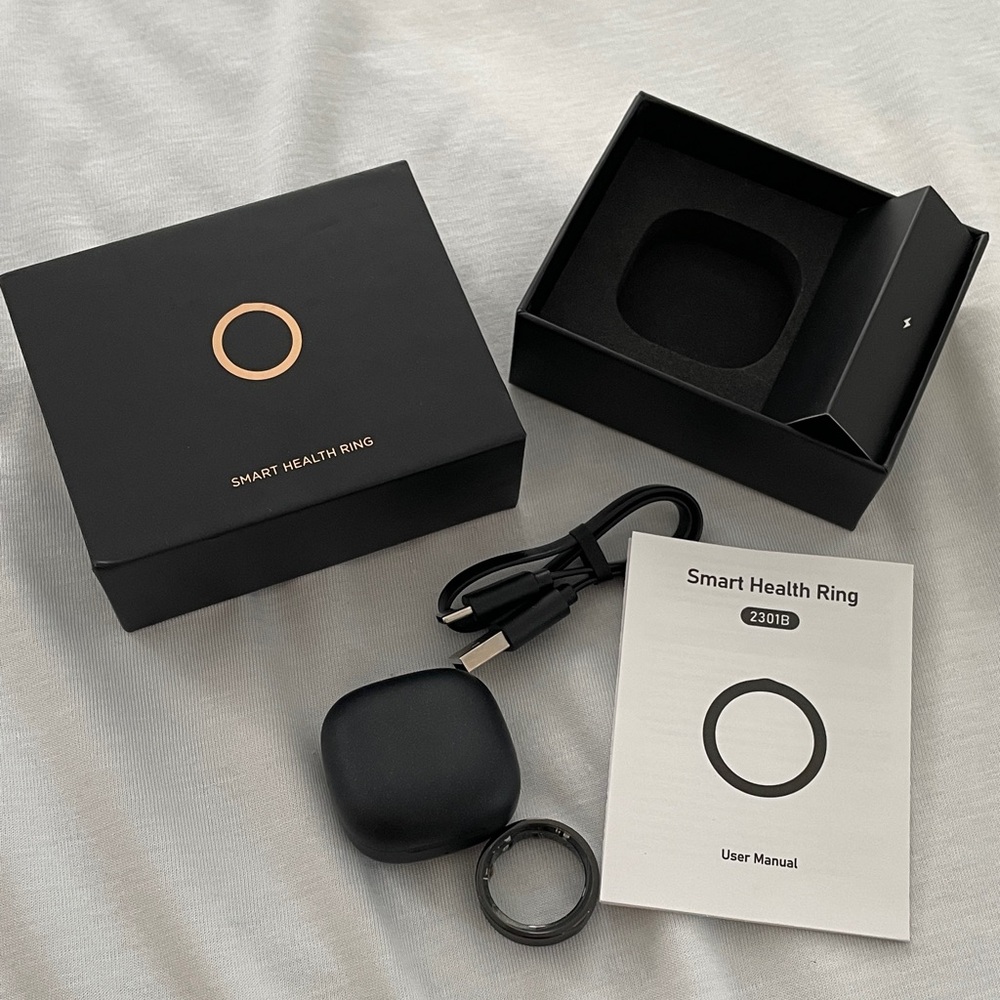 Smart Health Ring - blood glucose monitor - ring size 12